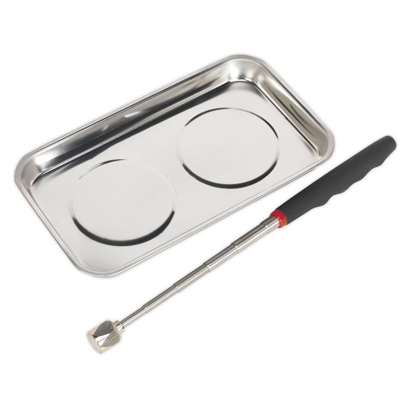 Sealey Magnetic Collector & Heavy-Duty Magnetic Pick-Up Tool Set AK2312PLUS Sealey - Dynamic Drive