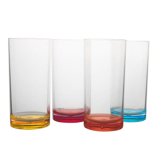 Gimex Colour Line Long Drink Rainbow 480ml 4 Pieces Gimex - Dynamic Drive