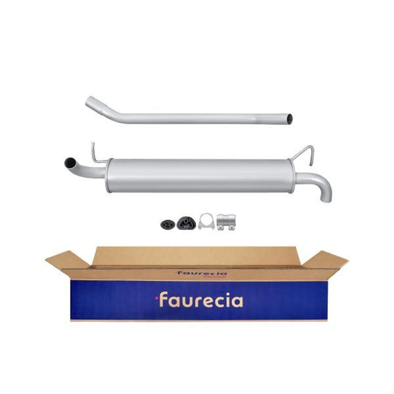 Hella End Silencer Rear fits Fiat Panda 2007-2011 1.2