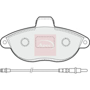 Apec Front Brake Pad Set PAD935