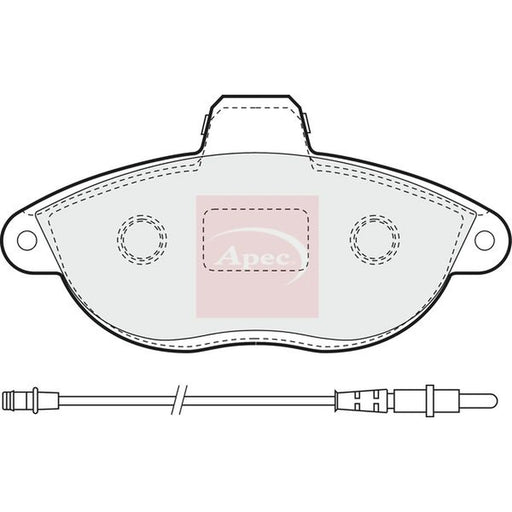 Apec Front Brake Pad Set PAD935