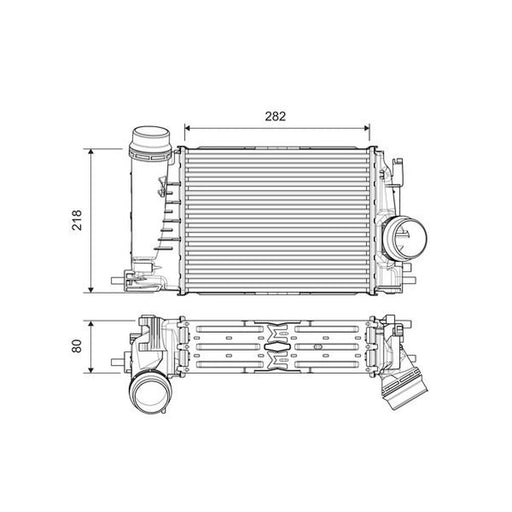 Valeo Intercooler (Charge Air Cooler) 818316