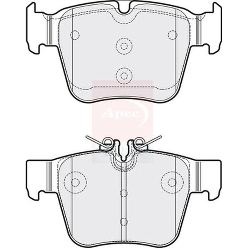 Apec Rear Brake Pad Set PD3789
