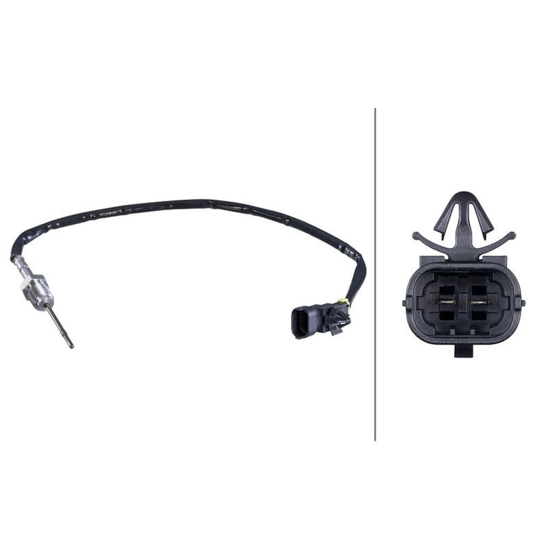 Hella Exhaust Gas Temperature Sensor before soot particulate fi 6PT 358 283-981