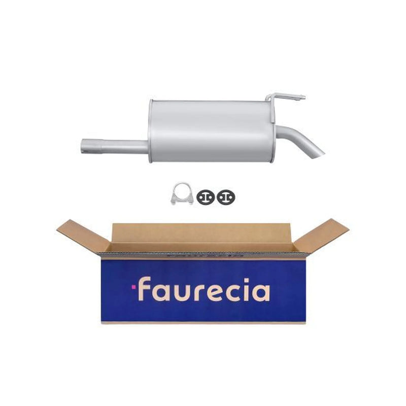 Hella End Silencer Rear fits Fiat Multipla 1999-2000 1.6