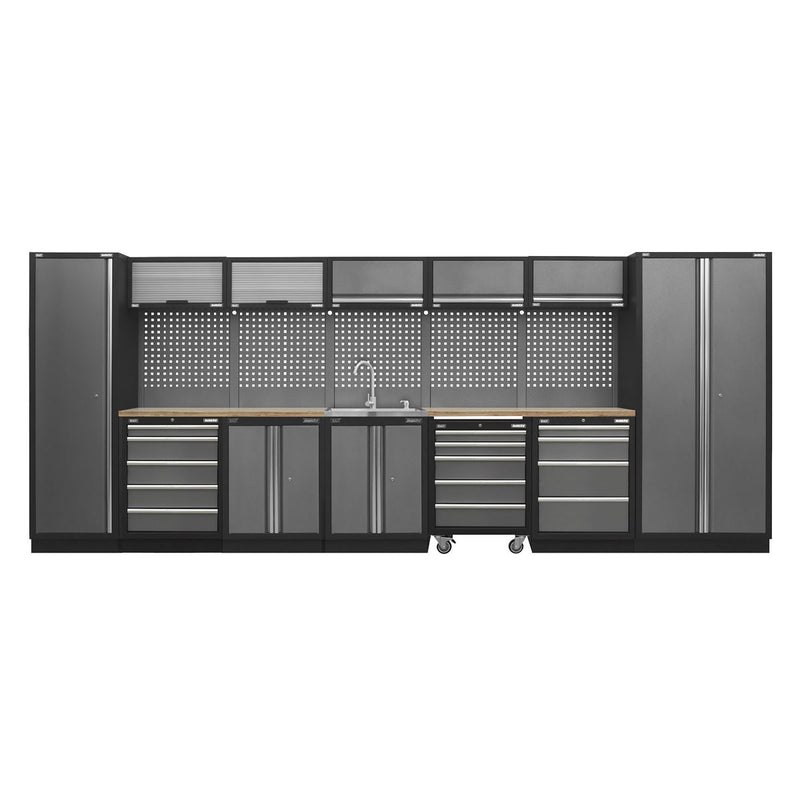 Superline Pro Superline PRO Storage System with Pressed Wood Worktop 4.9m Superline Pro - Dynamic Drive