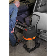 Sealey Vacuum Cleaner Cyclone Wet & Dry 30L Double Stage 1200W/230V PC300BL Sealey - Dynamic Drive