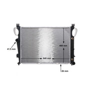 Mahle Engine Radiator fits Mercedes-Benz S-Class 1998-2013