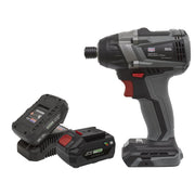 Sealey Brushless Impact Driver Kit 1/4"Hex 20V SV20 Series 2 Batteries Sealey - Dynamic Drive