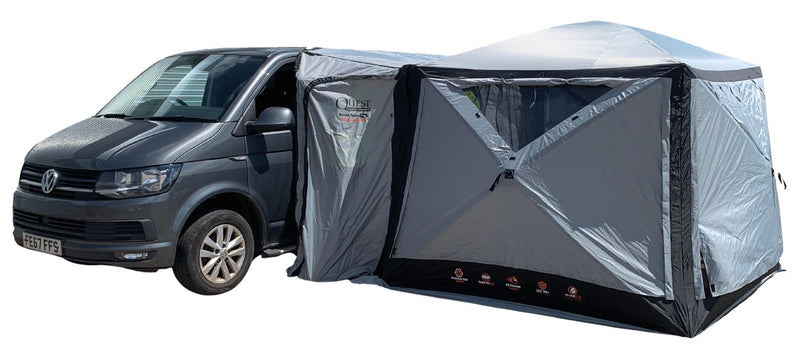 Quest Screen House 4 Pro pop up Gazebo (Grey) Quest Leisure - Dynamic Drive
