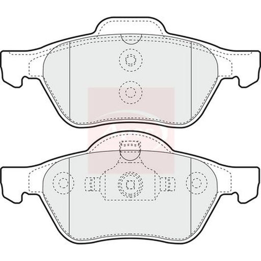 Apec Front Brake Pad Set PAD1270