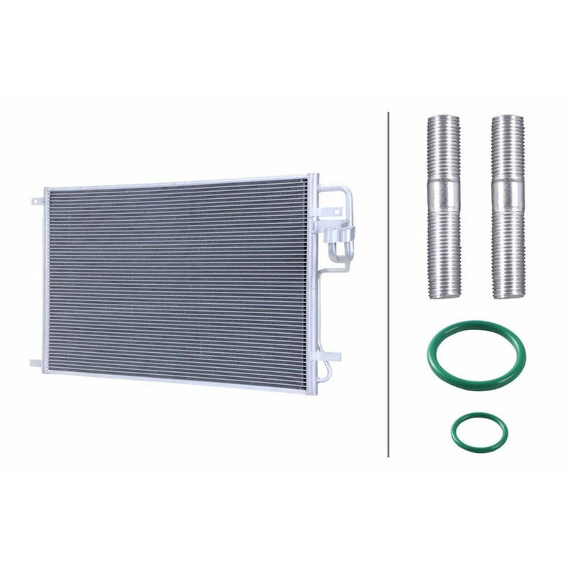 Hella Air Conditioning Condenser fits Hyundai Tucson 2004-2010 2.0 2.7