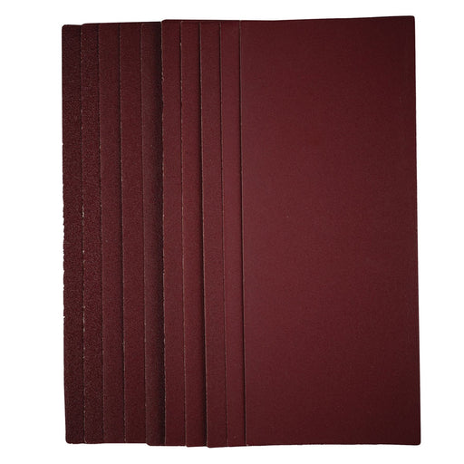 Draper 1/2 Sanding Sheets, 115 x 280mm, Assorted Grit (Pack of 10) 57373 Draper - Dynamic Drive
