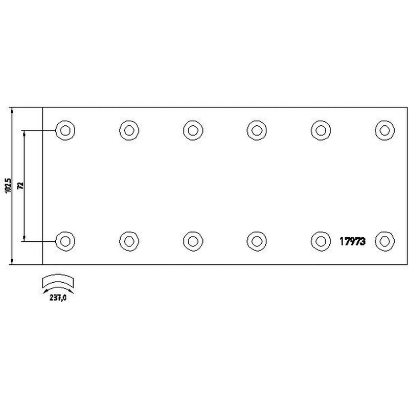 Textar Textar Cv Brake Lining Set 1735003