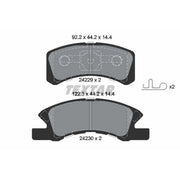 Textar Front Brake Pad Set 2422901