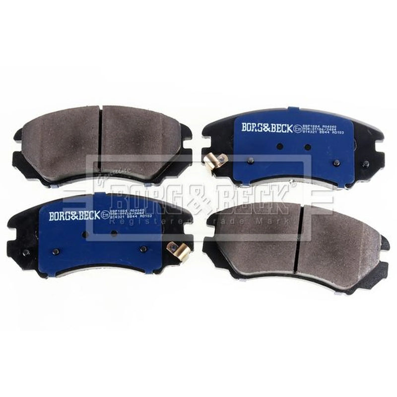Borg & Beck Front & Rear Brake Discs & Pads fits Hyundai Sonata V 2006-2010 2.0