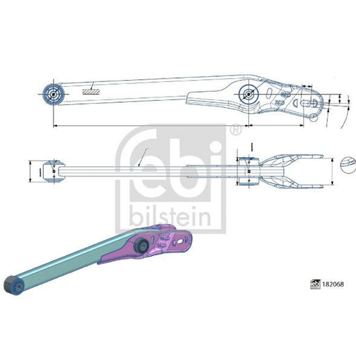 Febi Control/Trailing Arm Rear Right 182068