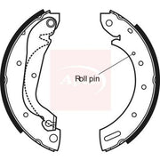 Apec Brake Shoe Set Axle Kit fits Ford Maverick 1993-1998 2.4 2.7