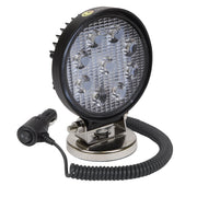 Sealey Round Worklight with Magnetic Base 27W SMD LED LED3RM Sealey - Dynamic Drive