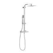 Baridi Thermostatic Shower Mixer Set 20x20cm Square Head