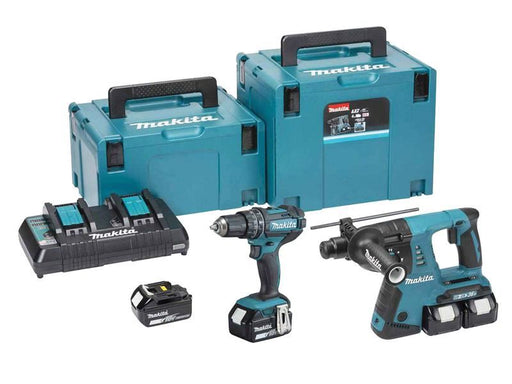Makita DLX2137PTJ LXT Twin Pack 18V 4 x 5.0Ah Li-ion Makita - NN4 Online