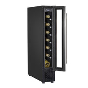 Baridi Extra-Slim 7 Bottle Wine Fridge & Cooler 15cm - Stainless Steel Baridi - Dynamic Drive