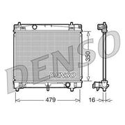 Denso Engine Radiator DRM50008