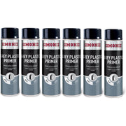 6x Simoniz Grey Plastic Smooth Primer Car Paint Spray Anti Rust Aerosol 500ml Simoniz - Dynamic Drive
