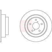 Apec Front & Rear Brake Discs & Pads fits Subaru Forester 2002-2005 2.0