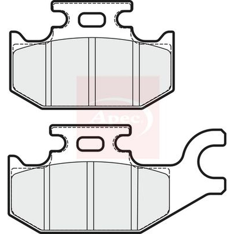 Apec Front Brake Pad Set fits Renault Twizy 2012 on