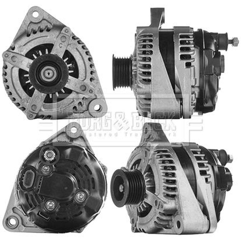 Borg & Beck Car Alternator 12V fits Jaguar S-Type II 2001-2008 4.2
