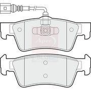 Apec Rear Brake Vented Discs & Pads fits VW Touareg 2003-2010 2.5