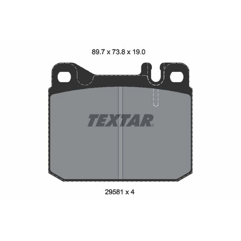 Textar Front Brake Pad Set 2958105