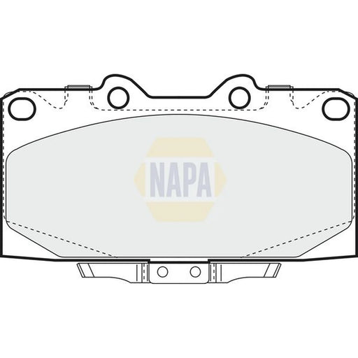 NAPA Front Brake Pad Set NBP1856