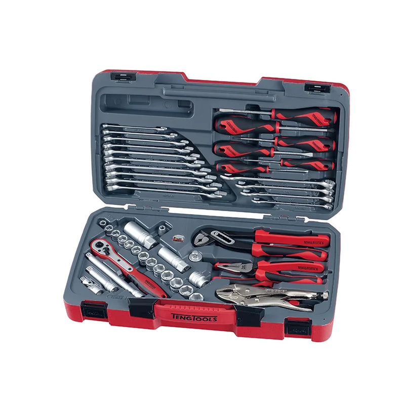 Teng T3848 Socket & Tool Set of 48 Metric & AF 3/8in Drive - T3848