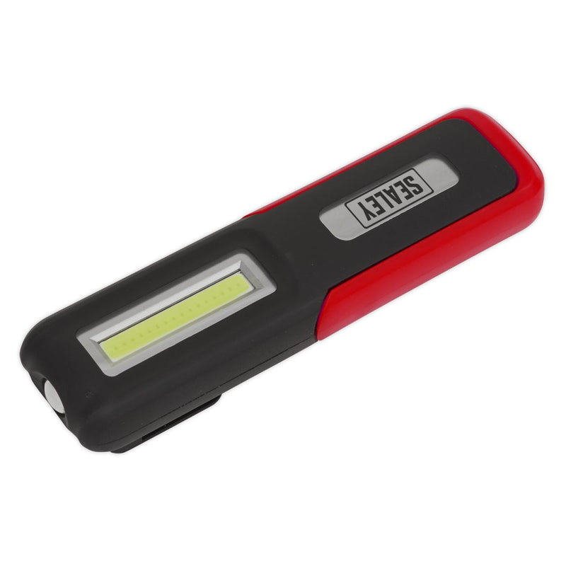 Sealey LED317 Rechargeable 3W COB + 3W LED Inspection Lamp Magnetic Base Sealey  - Dynamic Drive