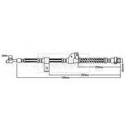 Borg & Beck Brake Hydraulic Hose Line Front Right BBH7940
