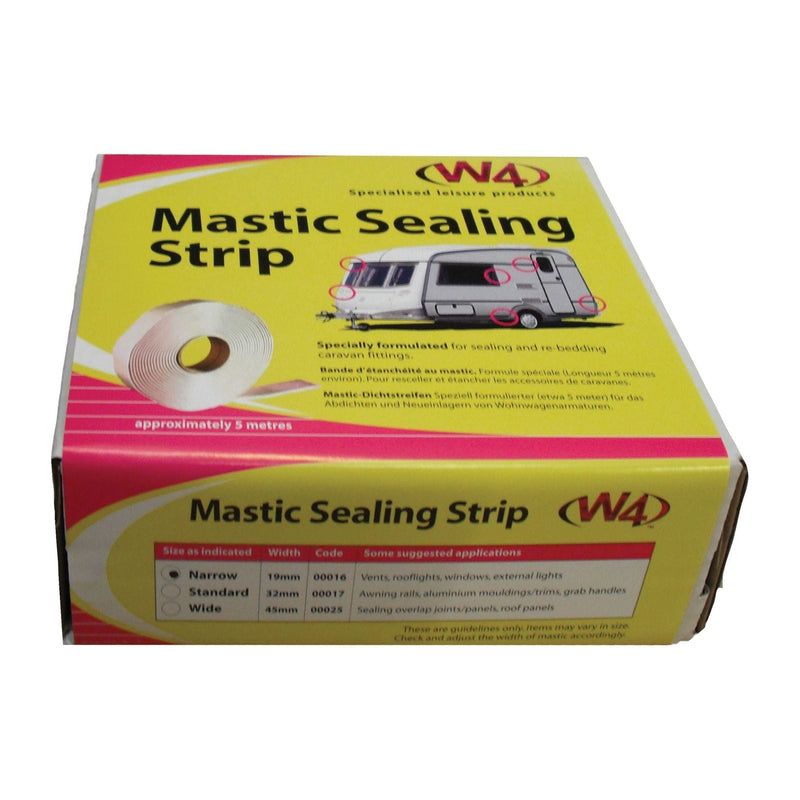 W4 WHITE Mastic Sealing Strip - standard (32mm) W400117 W4 - Dynamic Drive