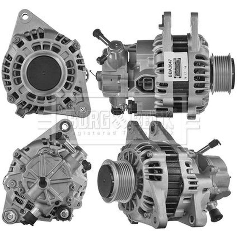 Borg & Beck Car Alternator 12V fits Hyundai H-1 2001-2007 2.5