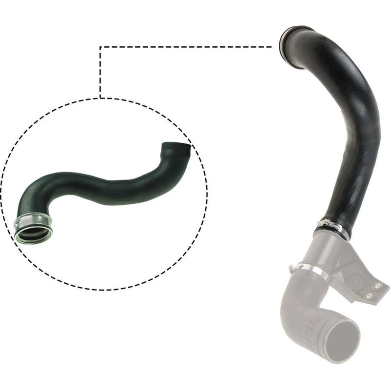 Gates Intercooler Turbo Charge Air Hose 525mm fits Mercedes-Benz Sprinter 3-T