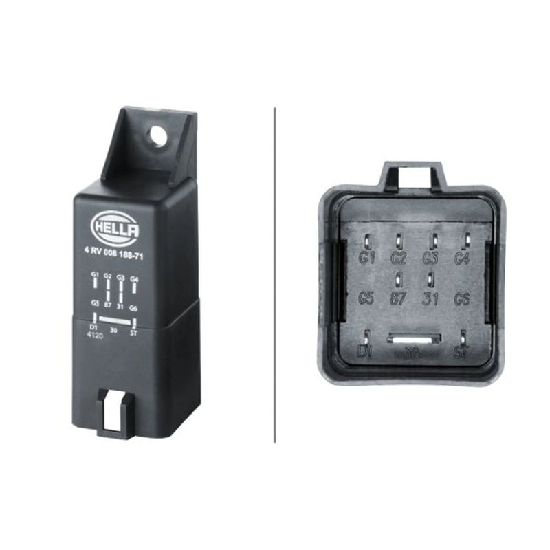 Hella Glow Plug Control Unit fits Audi A1 2010-2018 1.6