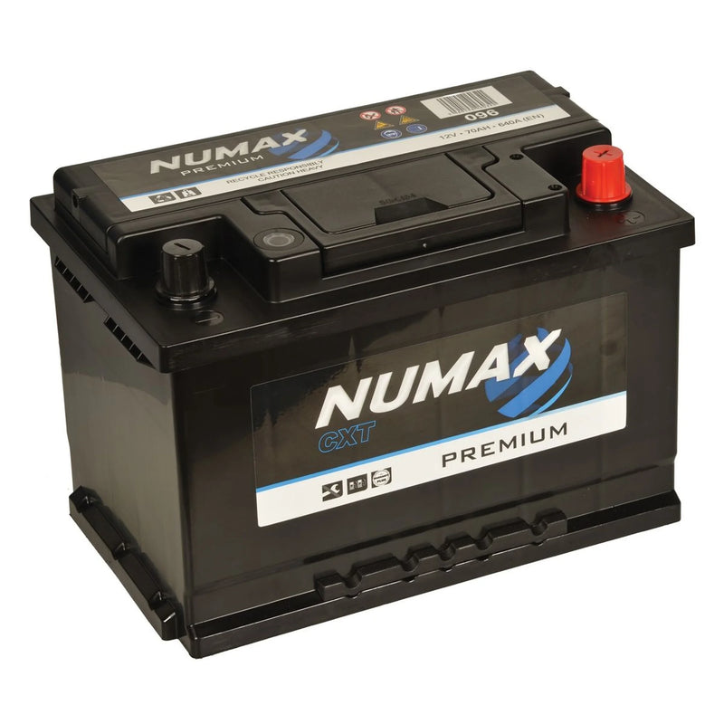 Numax Car Battery 12V 70Ah 640A CCA