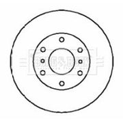 Borg & Beck Front & Rear Brake Discs & Pads fits Mitsubishi Pajero 2001-2006 3.0