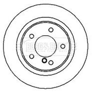 Borg & Beck Rear Brake Discs & Pads fits Mercedes-Benz S-Class 2006-2013 216.379