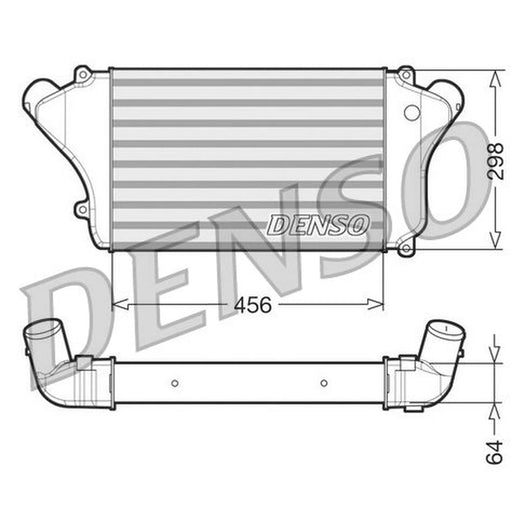 Denso Intercooler (Charge Air Cooler) fits Fuso (Mitsubishi) Canter VII