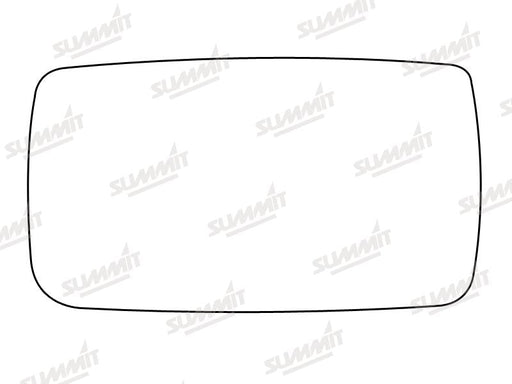Summit Stick-On Standard Mirror Glass fits Ford Escort Estate Orion RHS Summit - Bars 4 Cars