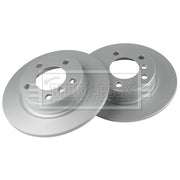Borg & Beck 2 x Solid Rear Brake Discs BBD5408-x2