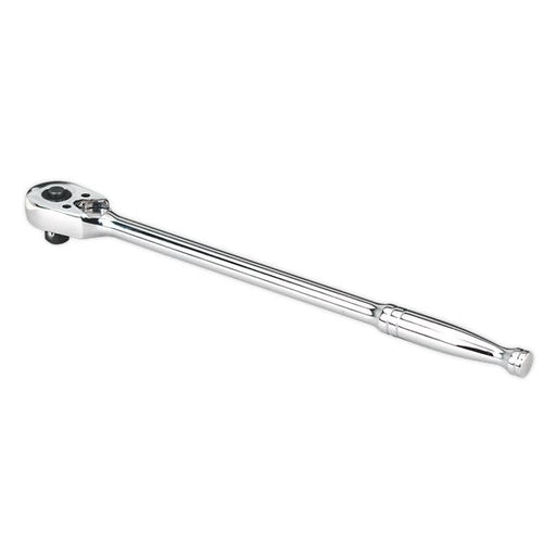 Sealey Ratchet Wrench Long Pattern 300mm 3/8"Sq Dr Pear-Head AK661L Sealey  - Dynamic Drive