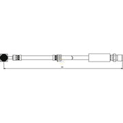 NAPA Brake Hydraulic Hose Line Front NBH1312