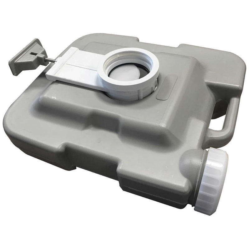 Leisurewize 10L Camping Lightweight Flushing Toilet - GREY Leisurewize  - Dynamic Drive